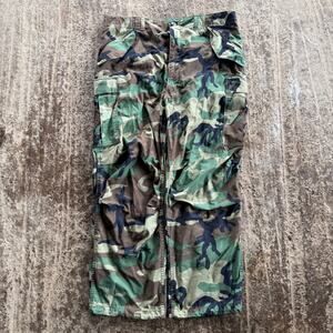 VINTAGE CAMO M51 1951 MILITARY PANTS CARGO PARACHUTE MENS 38X30 BAGGY LOOSE
